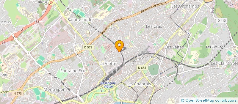 localisation de l'entreprise TOMODACHI  BESANCON