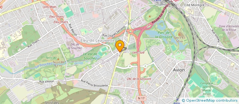 localisation de l'entreprise TOMODACHI AIKIDO ELEU  ELEU-DIT-LEAUWETTE