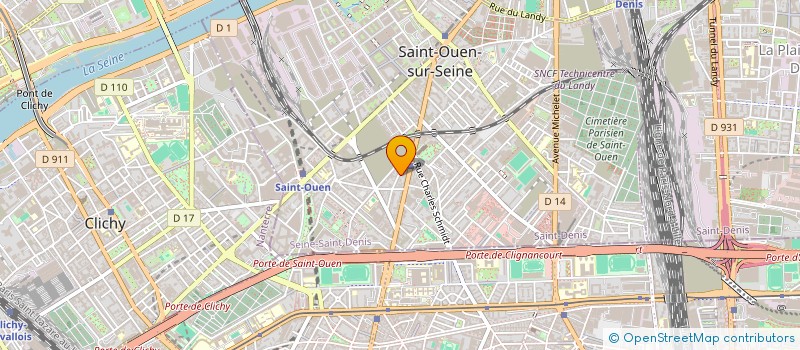 localisation de l'entreprise TOMOO COMMUNICATION à SAINT-OUEN-SUR-SEINE