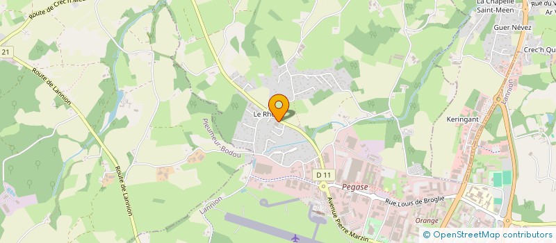 localisation de l'entreprise TOMPAERO à LANNION