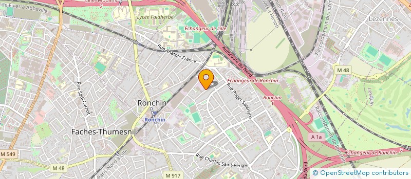 localisation de l'entreprise TOMPAULOU  RONCHIN