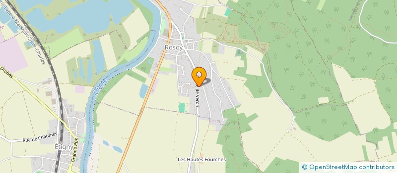 localisation de l'entreprise TOMQUENT  SENS