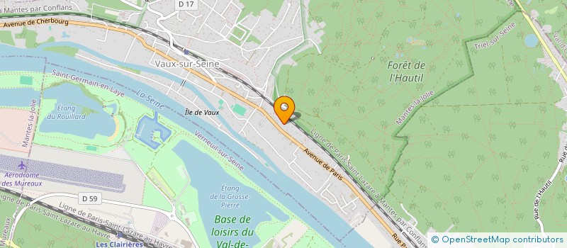 localisation de l'entreprise TOMRIS  VAUX-SUR-SEINE