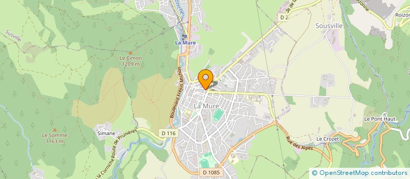 localisation de l'entreprise TOMSAB  LA MURE