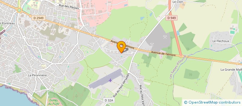 localisation de l'entreprise TOMSCAR à LES SABLES D'OLONNE
