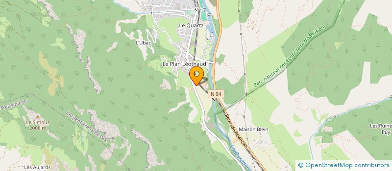 localisation de l'entreprise TOMSKI  L'ARGENTIERE-LA-BESSEE