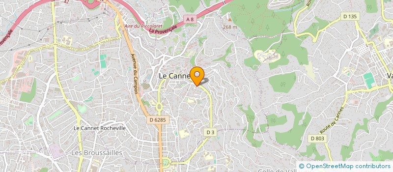 localisation de l'entreprise TOMTIT à LE CANNET