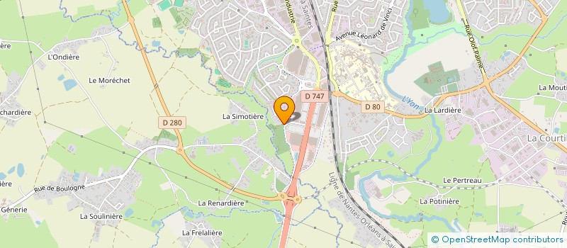 localisation de l'entreprise TOMUGO & CE à LA ROCHE-SUR-YON