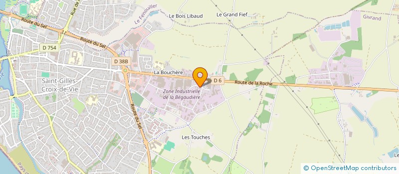 localisation de l'entreprise TOMUTI à SAINT-GILLES-CROIX-DE-VIE