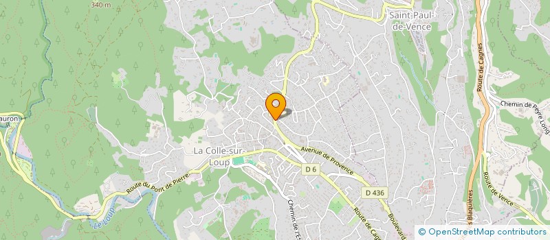 localisation de l'entreprise TOMY  LA COLLE-SUR-LOUP