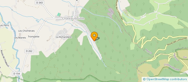 localisation de l'entreprise TOMY à CHATEAUDOUBLE