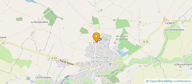 localisation de l'entreprise TOMYAN  LA BOISSIERE-DE-MONTAIGU