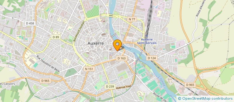 localisation de l'entreprise TOMYLUCE à AUXERRE