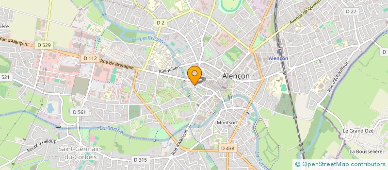 localisation de l'entreprise TOMYRIS à ALENCON