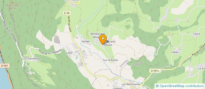 localisation de l'entreprise TOMZO  ENTRELACS