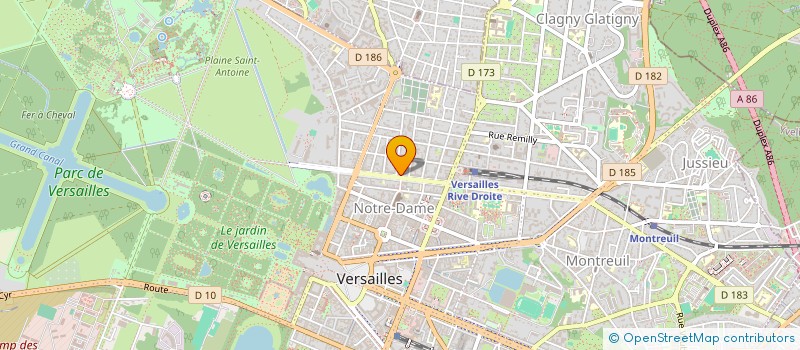 localisation de l'entreprise TON EXPERTE CONSEIL à VERSAILLES