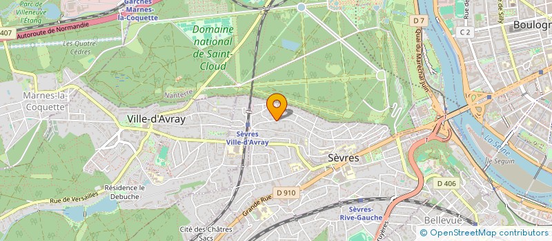 localisation de l'entreprise TON THAT CONSULTING à SEVRES