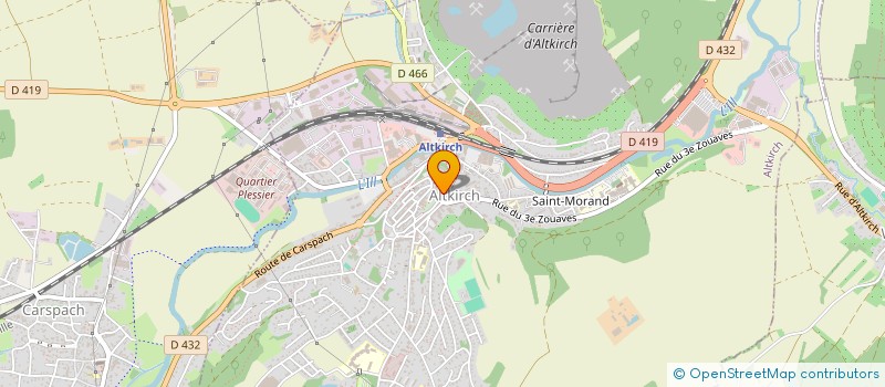 localisation de l'entreprise TON WEB à ALTKIRCH