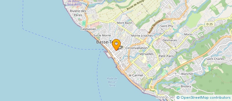 localisation de l'entreprise TONA à BASSE-TERRE