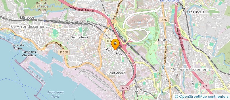 localisation de l'entreprise TONAK INSTALLATIONS  MARSEILLE