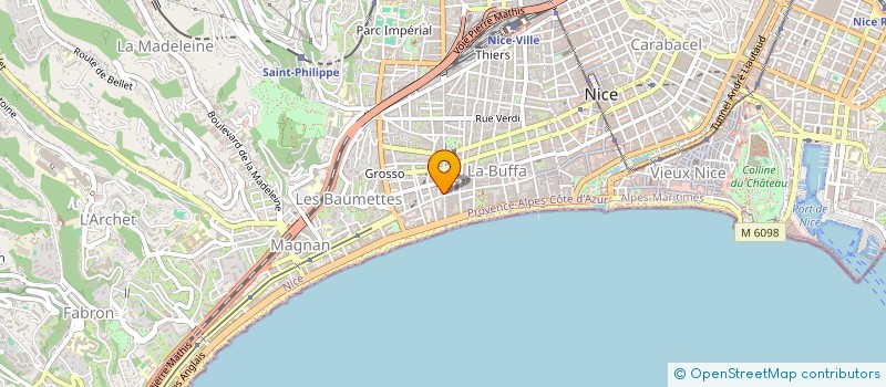 localisation de l'entreprise TONAL à NICE