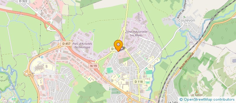 localisation de l'entreprise TONALIS à VESOUL