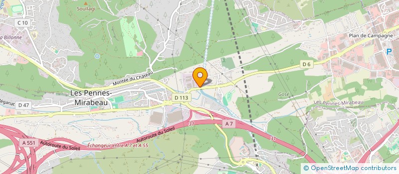 localisation de l'entreprise TONALISE à LES PENNES-MIRABEAU