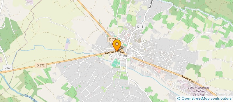 localisation de l'entreprise TONALITE  SAINT-CANNAT