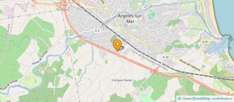 localisation de l'entreprise TONARTISAN  ARGELES-SUR-MER