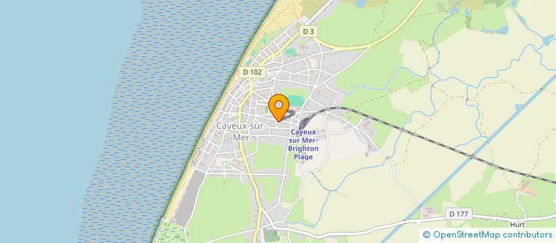 localisation de l'entreprise TONATEM à CAYEUX-SUR-MER