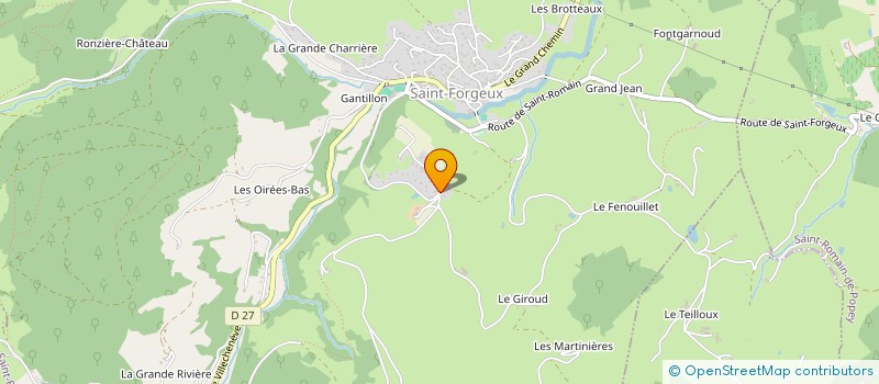 localisation de l'entreprise TONCHIA ISOLATION à SAINT-FORGEUX