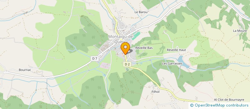 localisation de l'entreprise TONDALES  MONTAIGU-DE-QUERCY