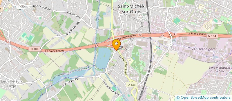 localisation de l'entreprise TONDIAG.IMMO à BRETIGNY-SUR-ORGE