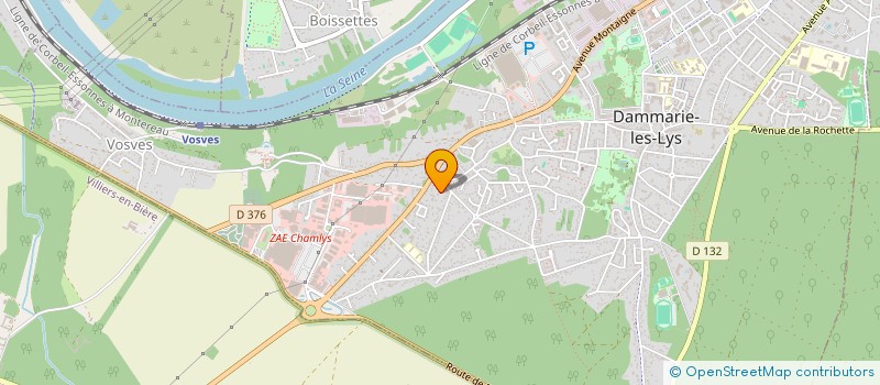 localisation de l'entreprise TONE AUTO à DAMMARIE-LES-LYS