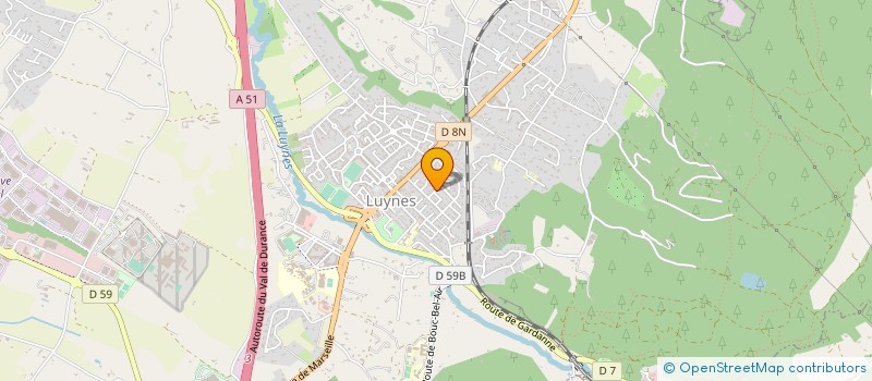 localisation de l'entreprise TONECOM à AIX-EN-PROVENCE