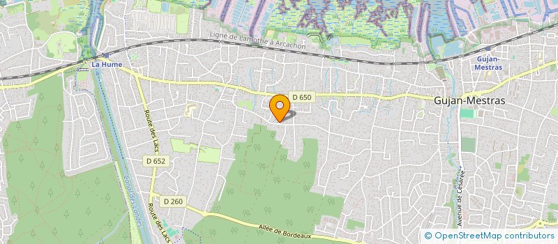 localisation de l'entreprise TONELLI à GUJAN-MESTRAS