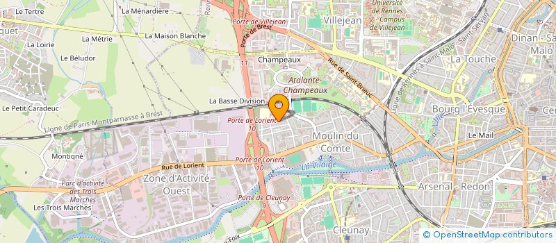 localisation de l'entreprise TONER CONCEPT à RENNES