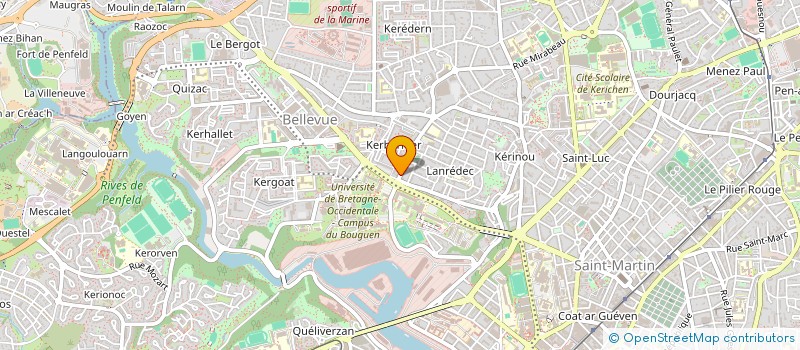 localisation de l'entreprise TONER DE BREST  BREST