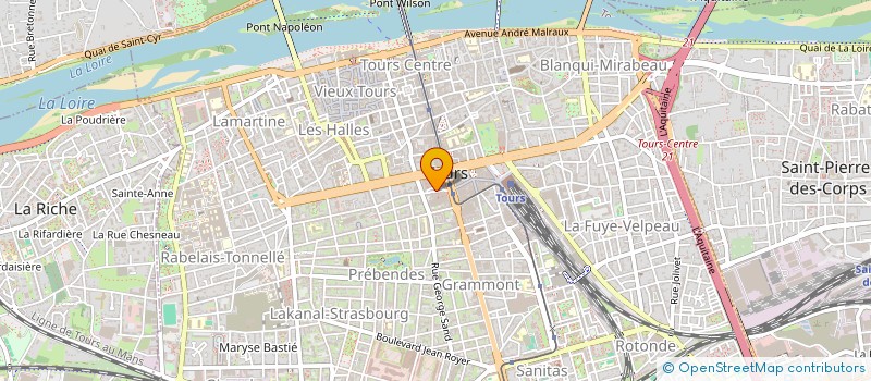 localisation de l'entreprise TONER DIFFUSION à TOURS