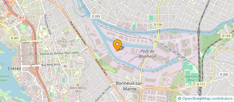 localisation de l'entreprise TONER DIRECT à BONNEUIL-SUR-MARNE