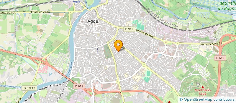 localisation de l'entreprise TONER PRECISION à AGDE