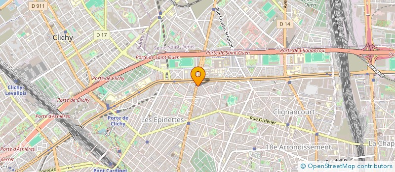localisation de l'entreprise TONERTE à AUBERVILLIERS