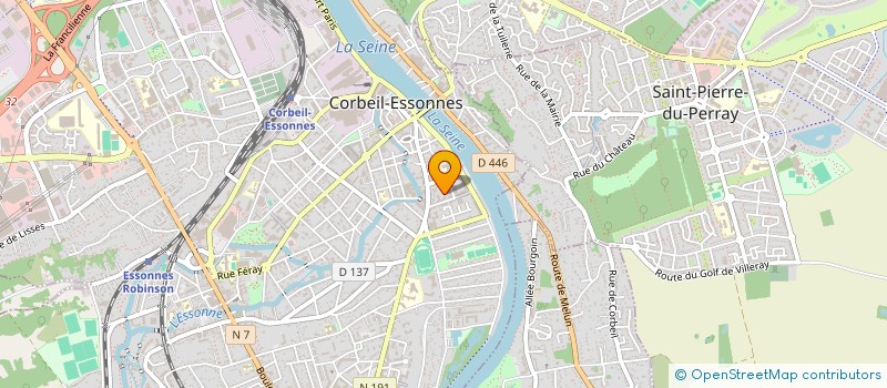 localisation de l'entreprise TONEVANE PEARL à CORBEIL-ESSONNES