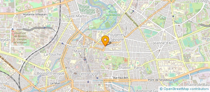 localisation de l'entreprise TONG à RENNES
