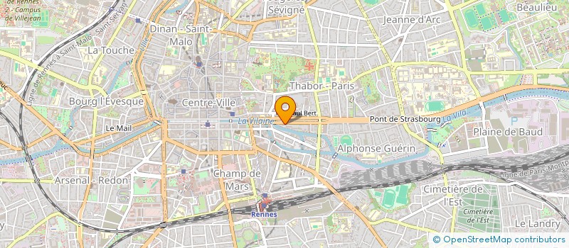 localisation de l'entreprise TONG REN INSTITUT à RENNES