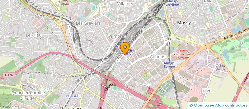 localisation de l'entreprise TONG & YUAN à MASSY