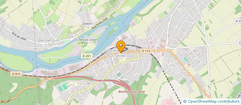 localisation de l'entreprise TONI BEAUTE à BONNIERES-SUR-SEINE