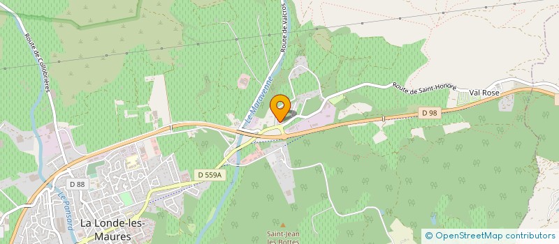 localisation de l'entreprise TONI MARINE  LA LONDE-LES-MAURES