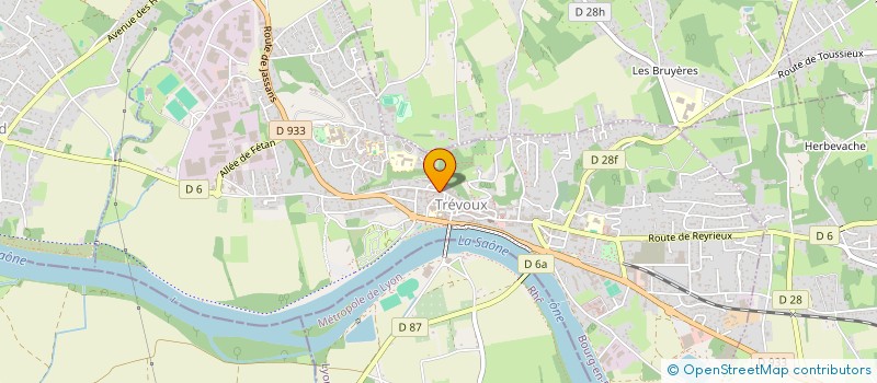 localisation de l'entreprise TONI'S PIZZA à TREVOUX