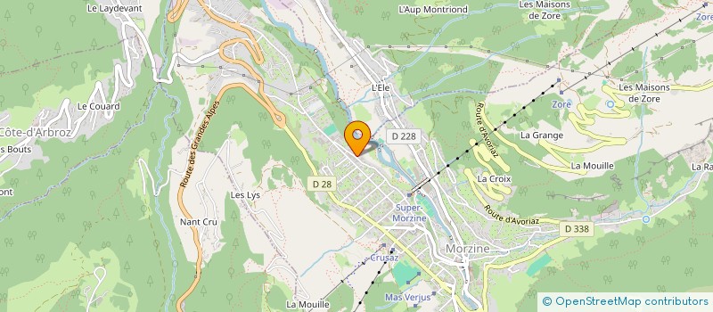 localisation de l'entreprise TONIC à MORZINE